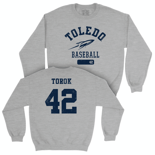 Toledo Baseball Sport Grey Varsity Crew  - Ryan Torok