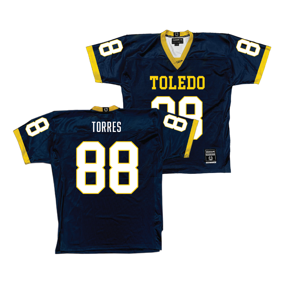 Navy Toledo Football Jersey - Anthony Torres