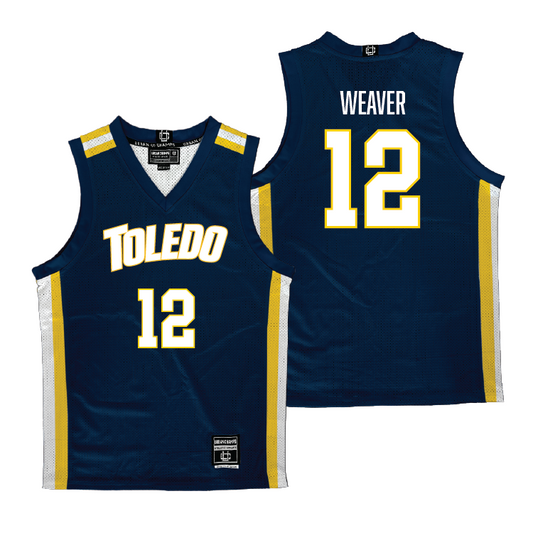 Toledo Women's Basketball Navy Jersey - Ella Weaver | #12