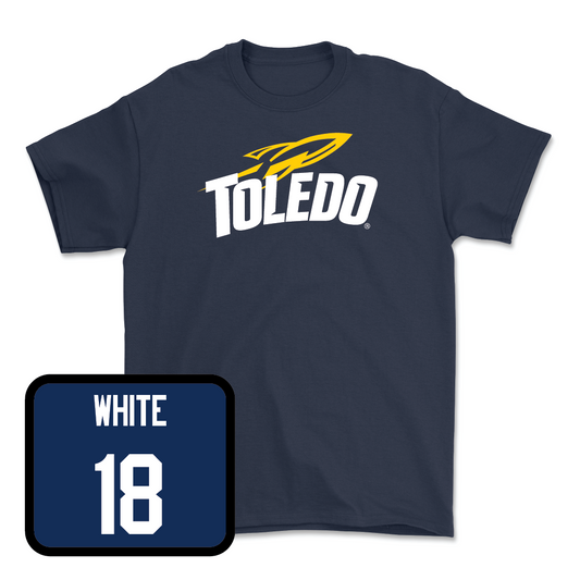 Navy Baseball Toledo Tee  - Brayden White